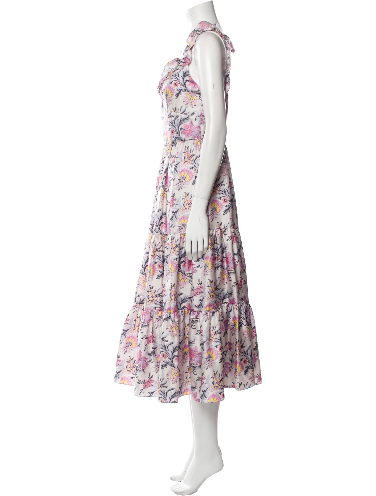 Zimmermann Floral Print Long Dress - Neutrals Dresses, Clothing ...