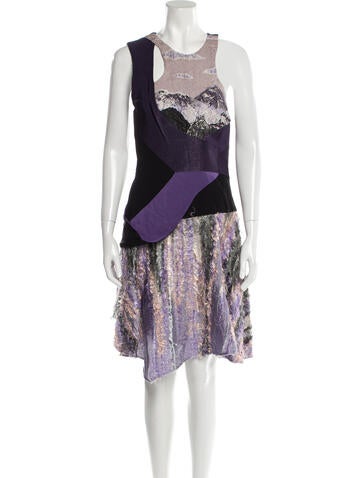 Prabal Gurung Dresses Printed Knee-Length Dress XXS