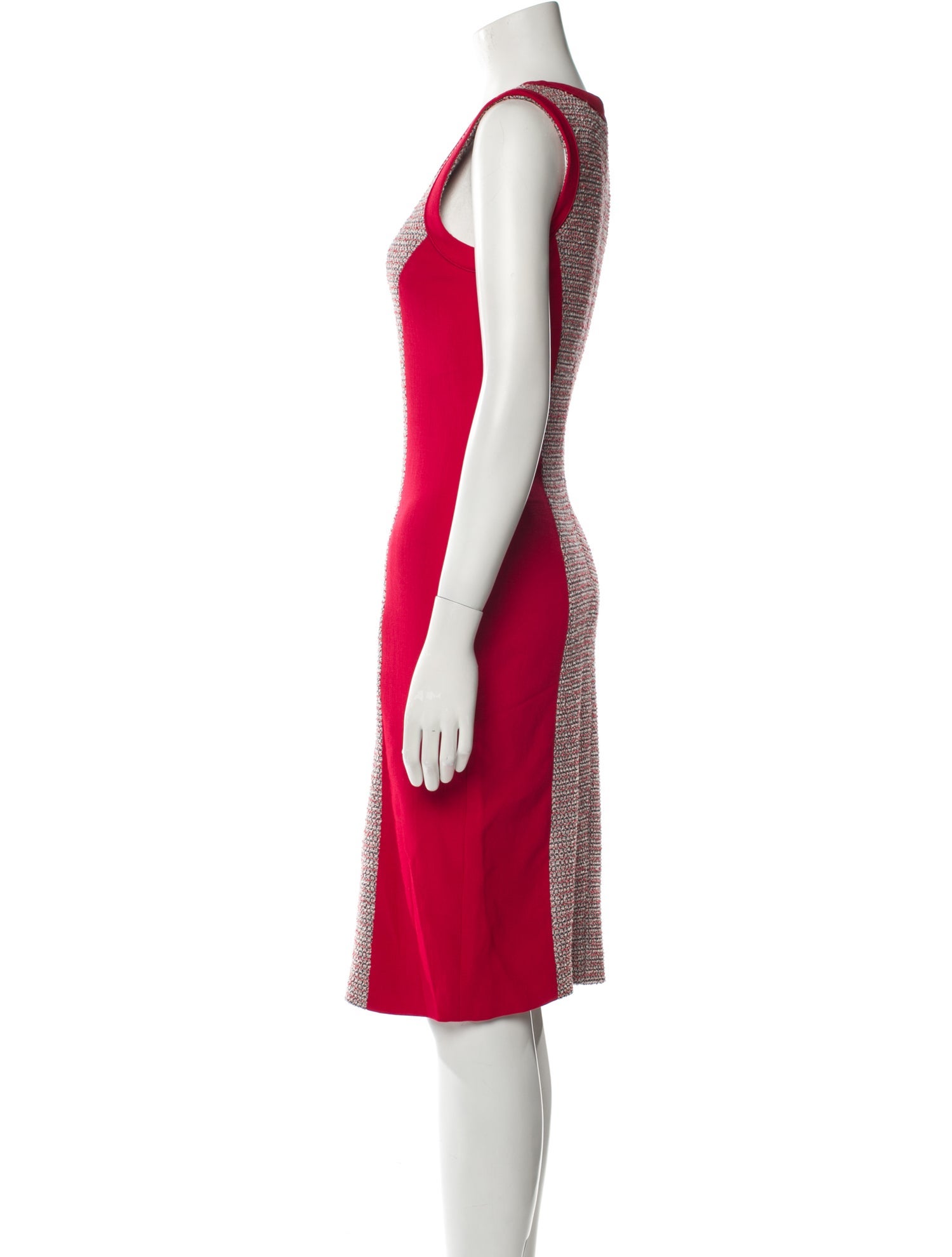 Prabal Gurung Colorblock Pattern Midi Length Dress