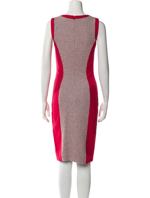 Prabal Gurung Colorblock Pattern Midi Length Dress