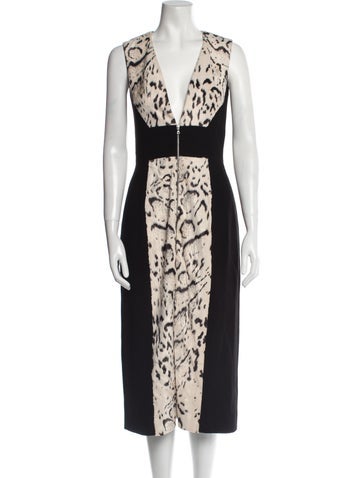 Prabal Gurung Dresses Printed Midi Length Dress XS