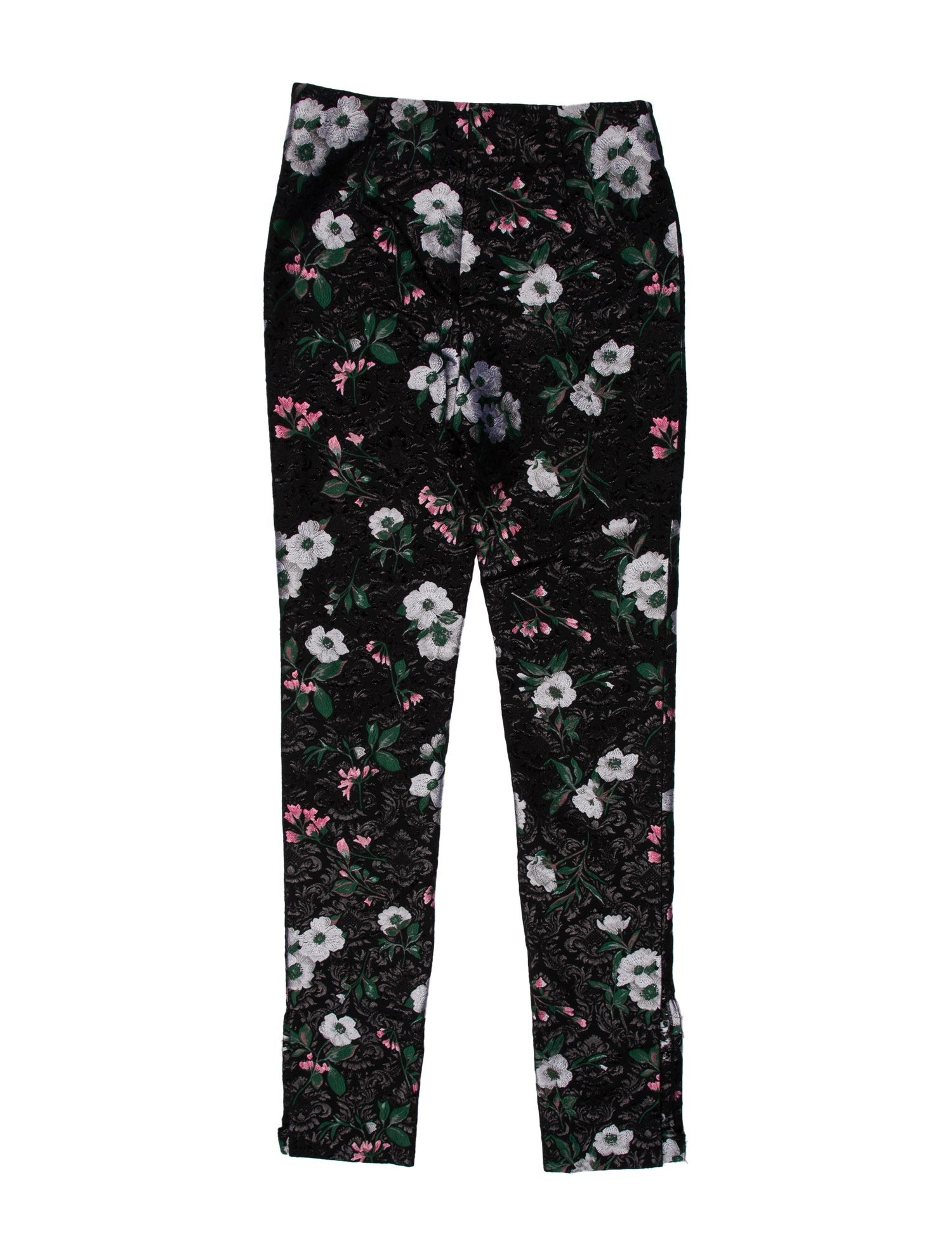 Prabal Gurung Floral Print Skinny Leg Pants
