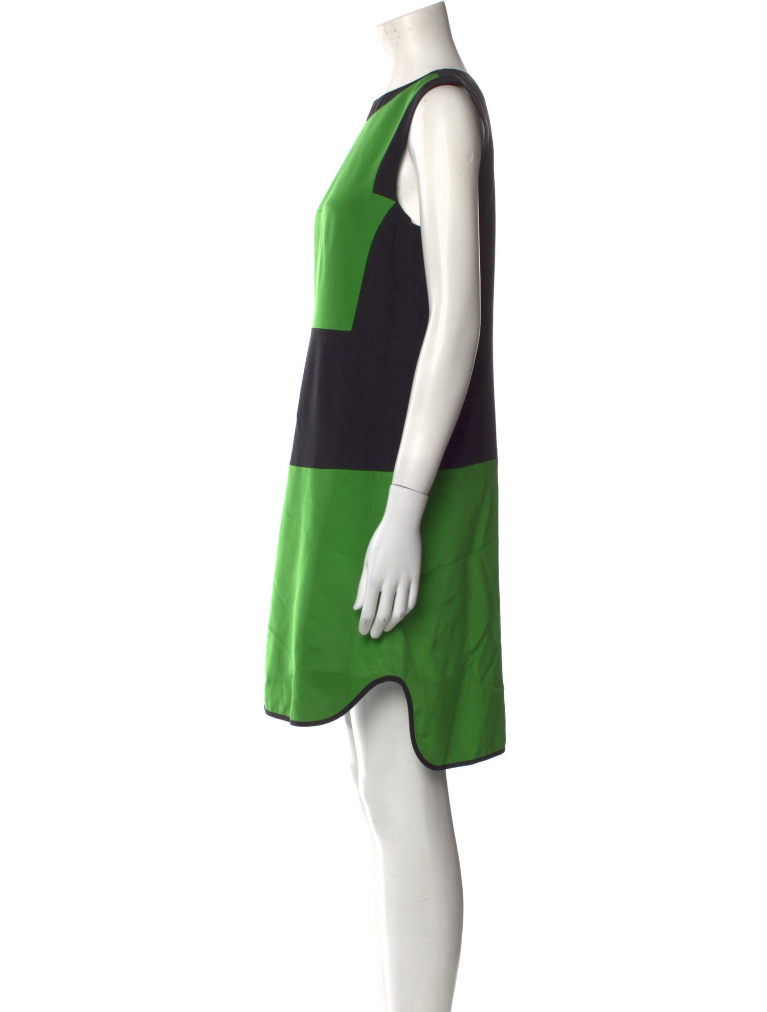 Prabal Gurung Colorblock Pattern Knee-Length Dress