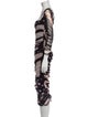 Prabal Gurung Animal Print Midi Length Dress