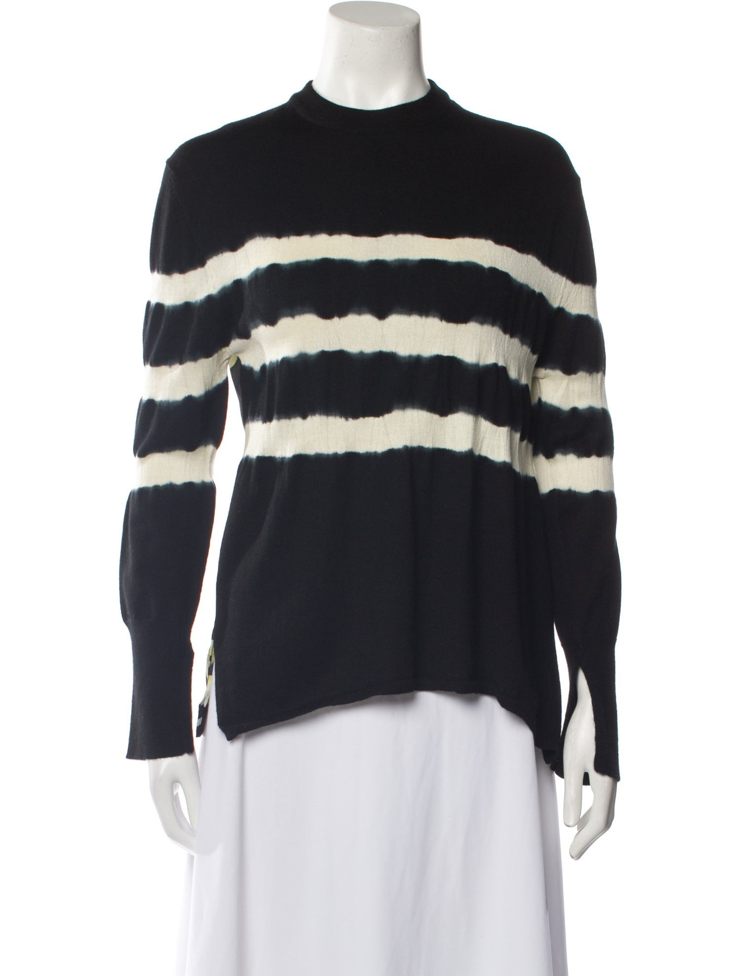 Prabal Gurung Virgin Wool Striped Sweater w/ Tags