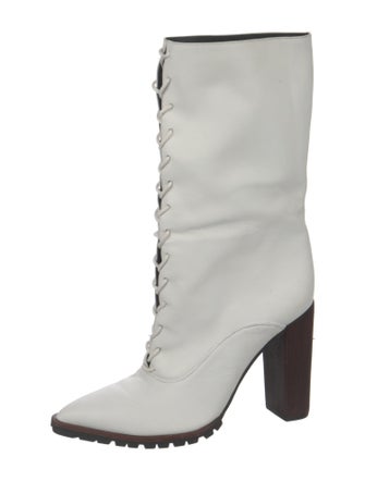 Prabal Gurung Leather Lace-Up Boots