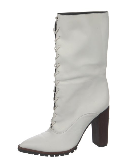 Prabal Gurung Leather Lace-Up Boots