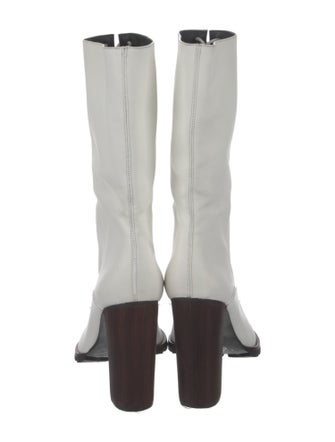 Prabal Gurung Leather Lace-Up Boots