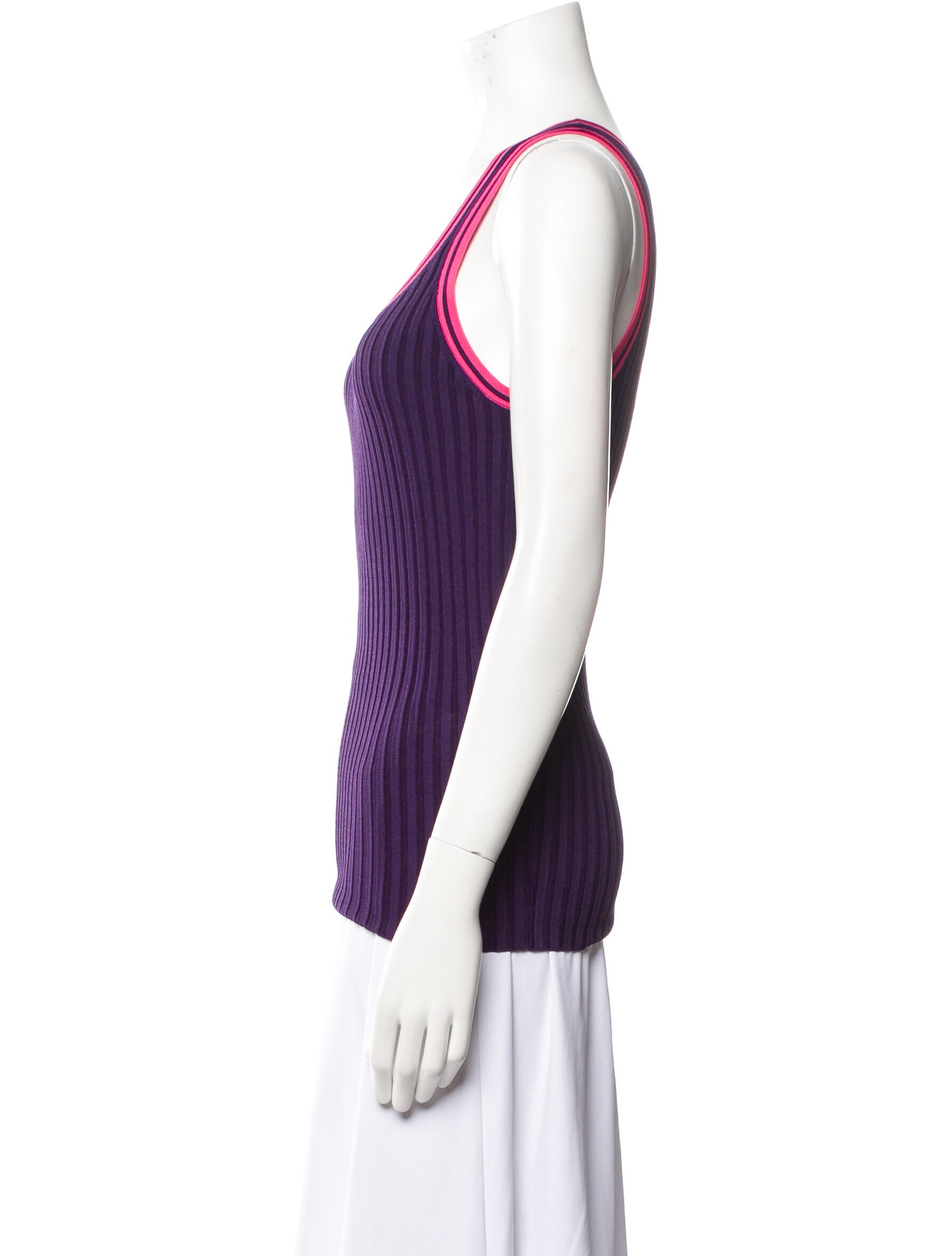 Prabal Gurung Floral Scoop Neck w Black Waistband Knee-Length Dress