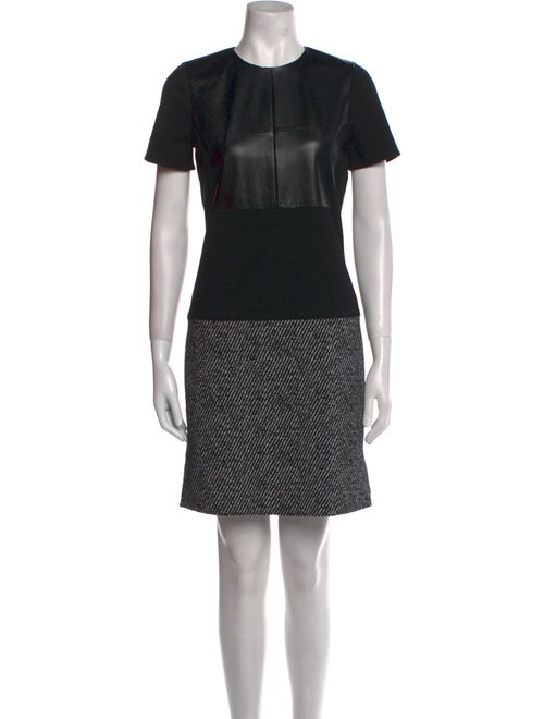 Prabal Gurung Lamb Leather Mini Dress