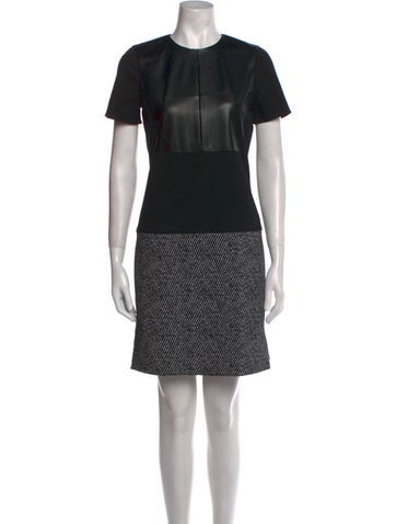 Prabal Gurung Dresses Lamb Leather Mini Dress US 2 | XS