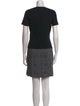 Prabal Gurung Lamb Leather Mini Dress