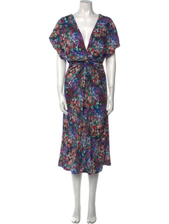 Prabal Gurung Silk Midi Length Dress