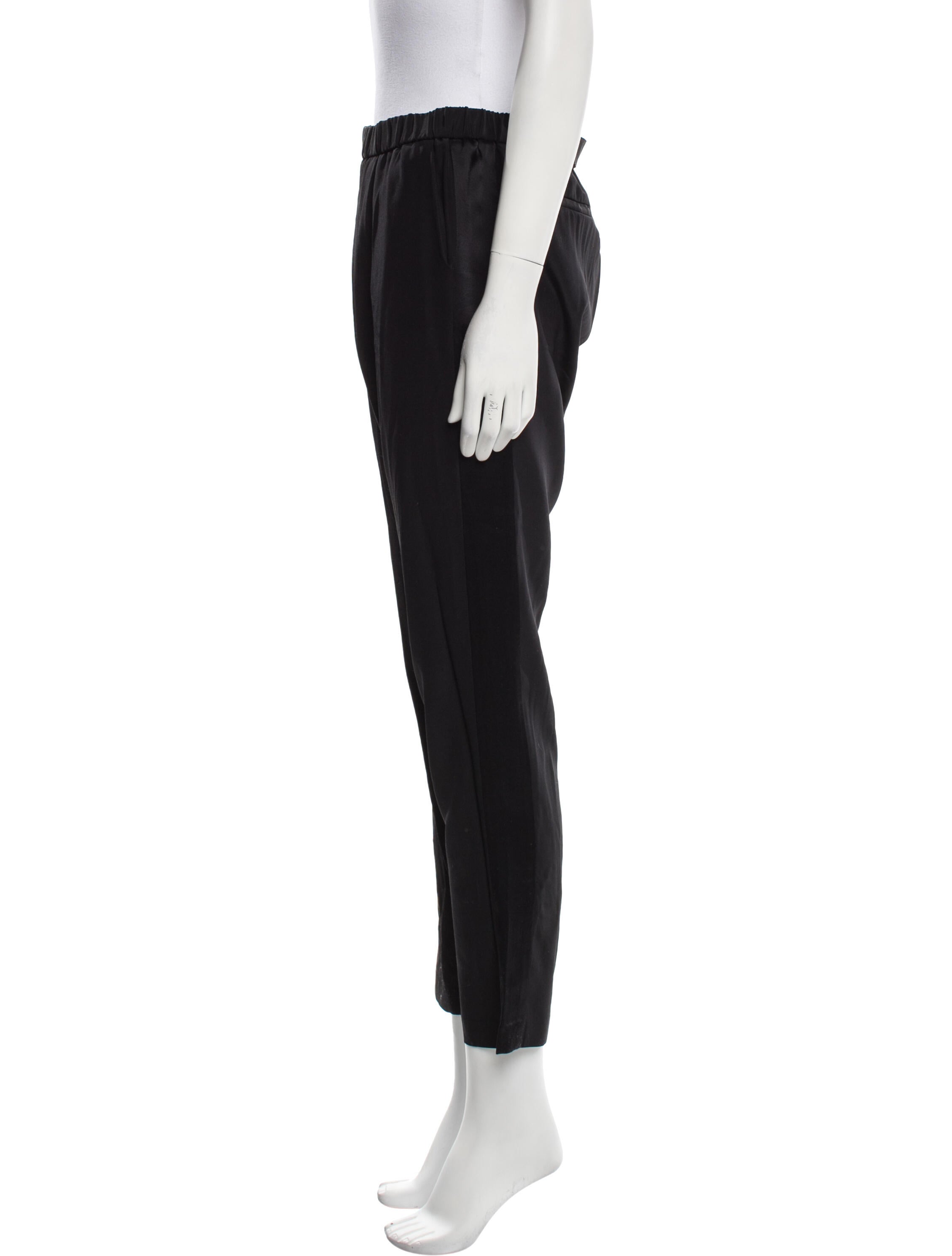 Prabal Gurung Silk Straight Leg Pants