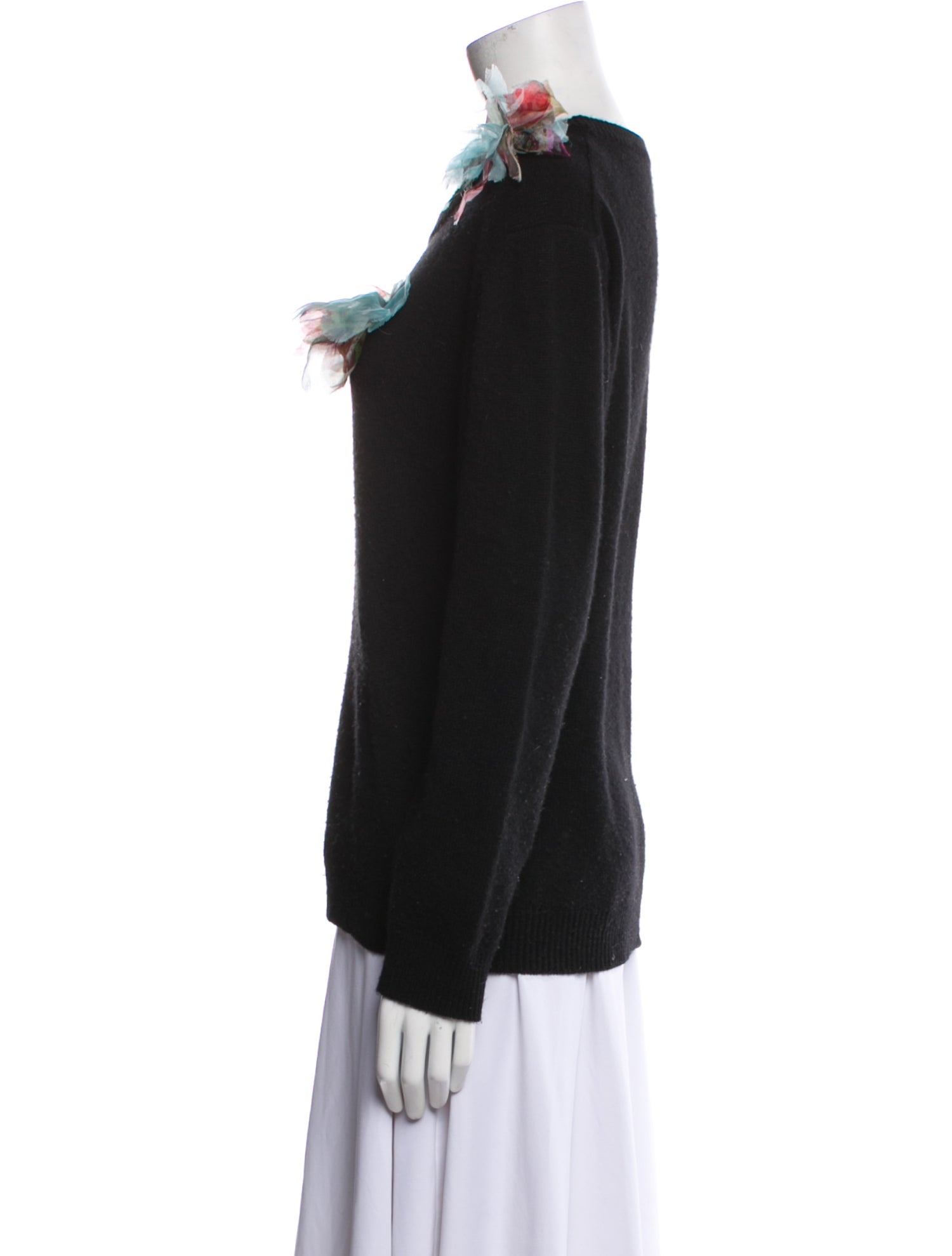 Prabal Gurung Cashmere Graphic Print Sweater