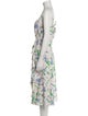 Prabal Gurung Floral Print Midi Length Dress