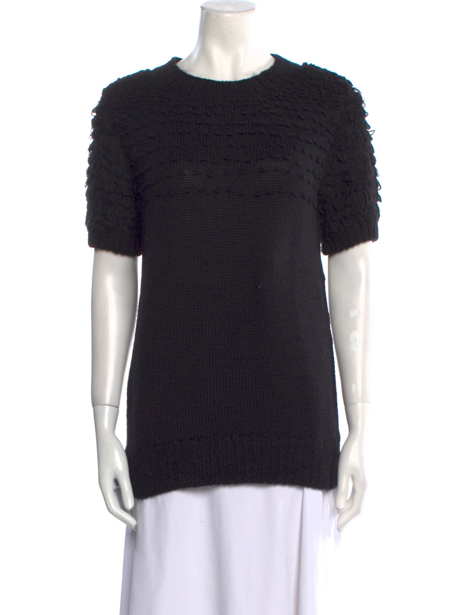 Prabal Gurung Baby Alpaca Crew Neck Sweater