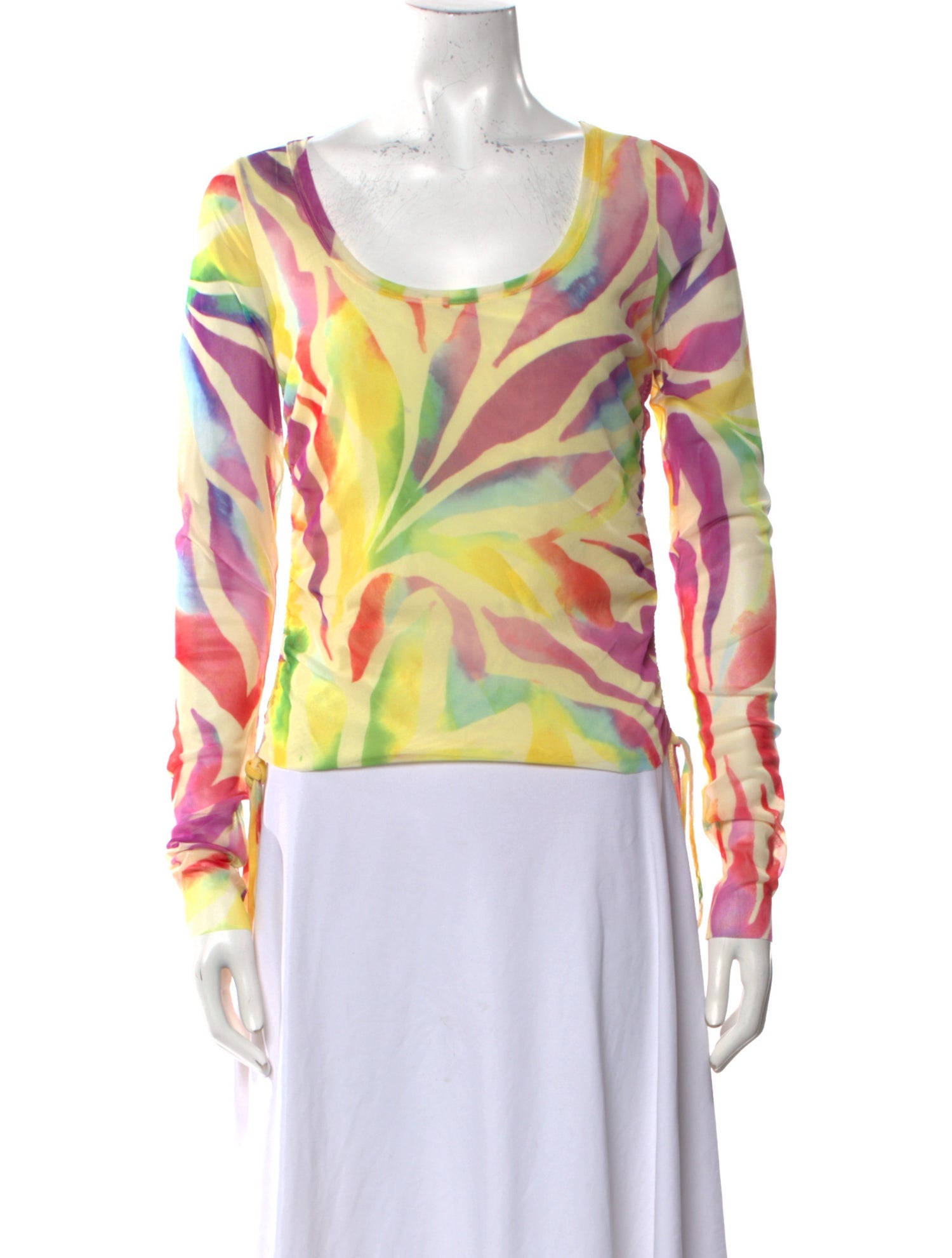 Prabal Gurung Printed Scoop Neck Top w/ Tags