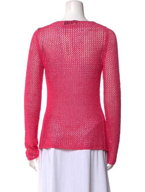 Prabal Gurung V-Neck Long Sleeve Crop Top