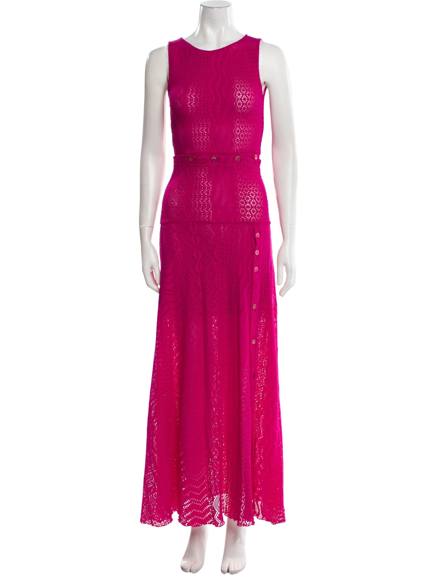 Prabal Gurung Nylon Long Dress