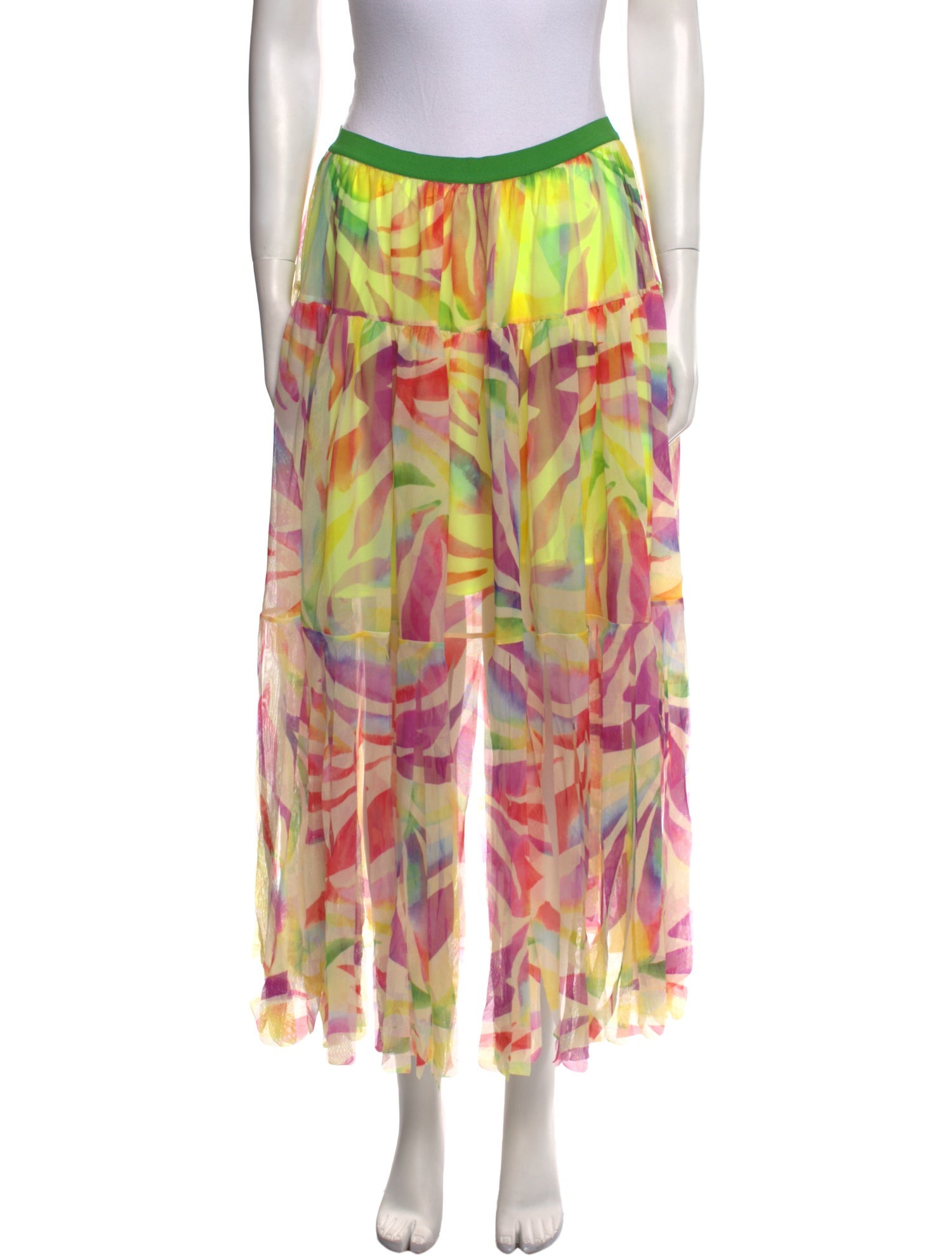 Prabal Gurung Printed Midi Length Skirt w/ Tags