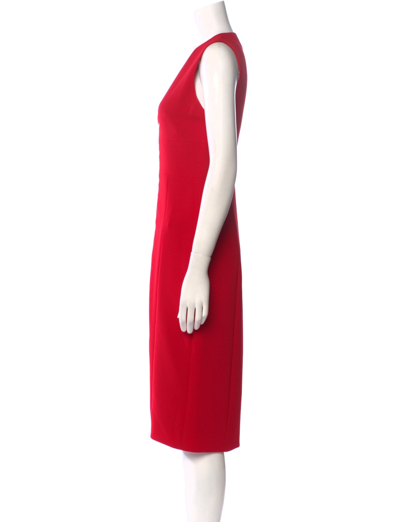 Prabal Gurung V-Neck Midi Length Dress