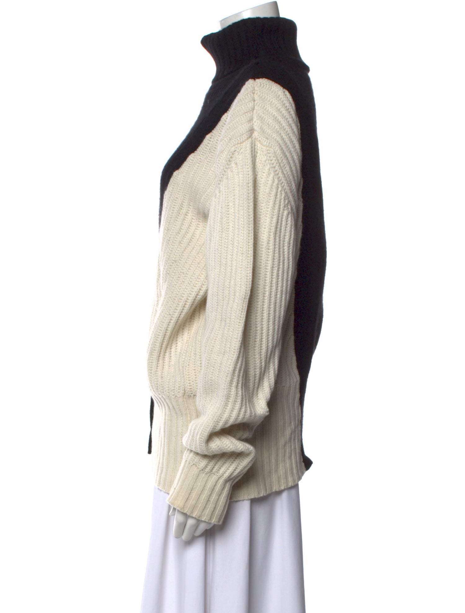 Prabal Gurung Cashmere Colorblock Pattern Sweater