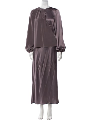 Prabal Gurung Suits and Sets Silk Pleated Accents Skirt Set US 4 | S