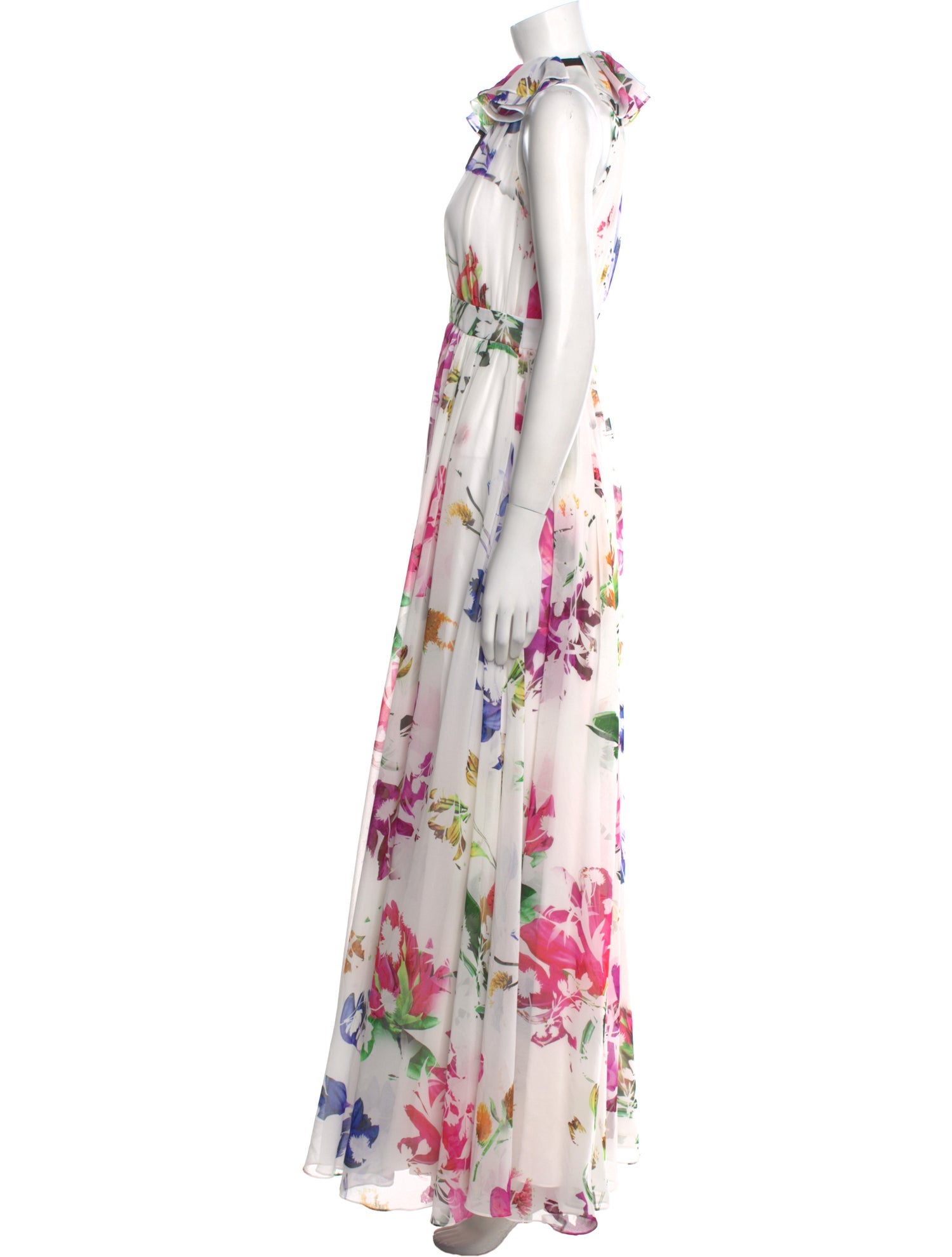 Prabal Gurung Floral Print Long Dress w/ Tags
