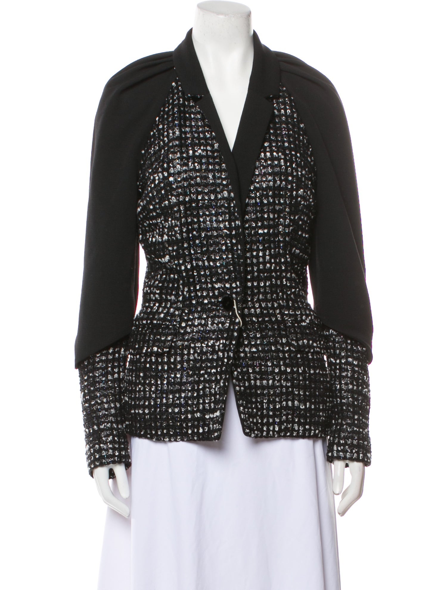 Prabal Gurung Wool Tweed Pattern Evening Jacket w/ Tags