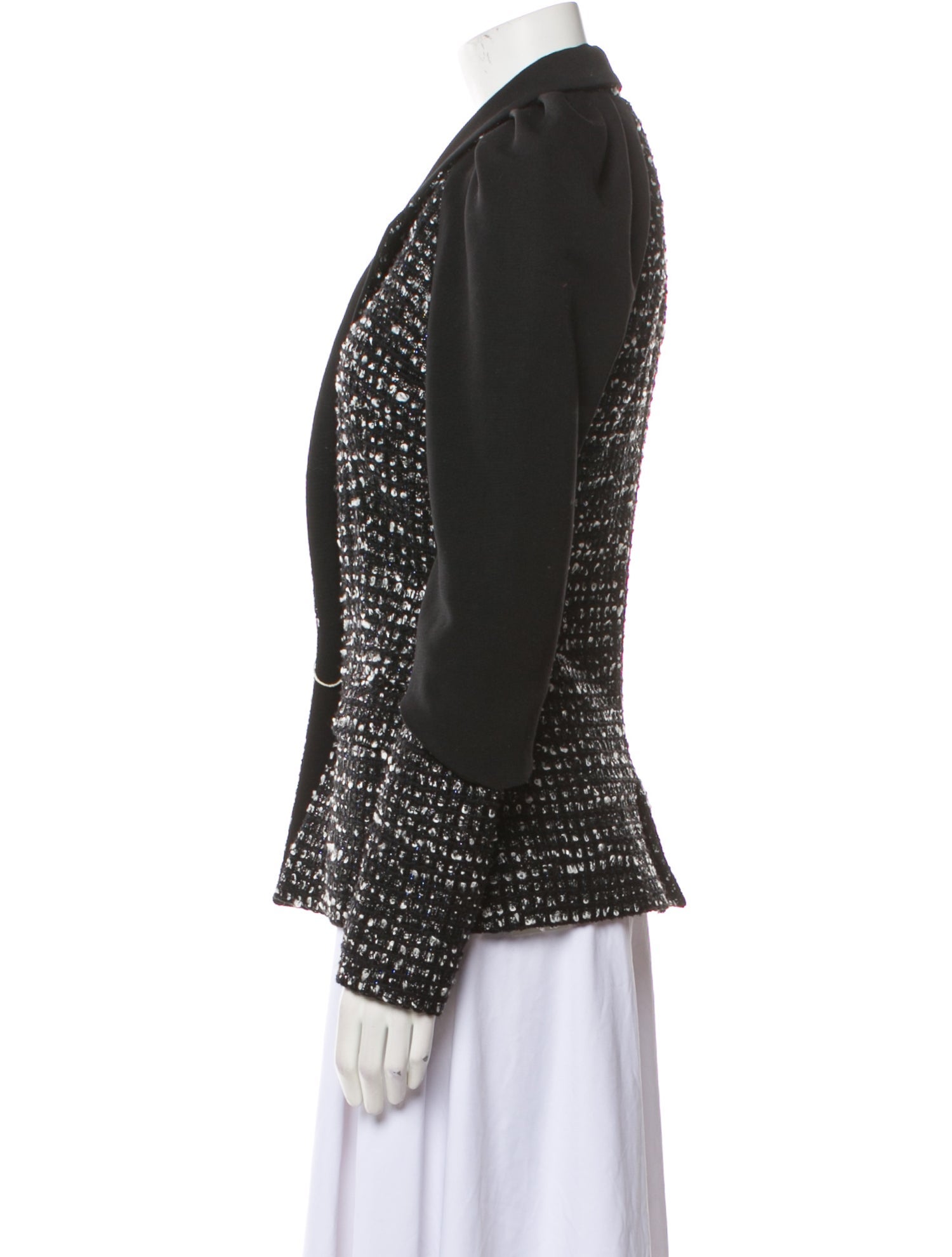 Prabal Gurung Wool Tweed Pattern Evening Jacket w/ Tags