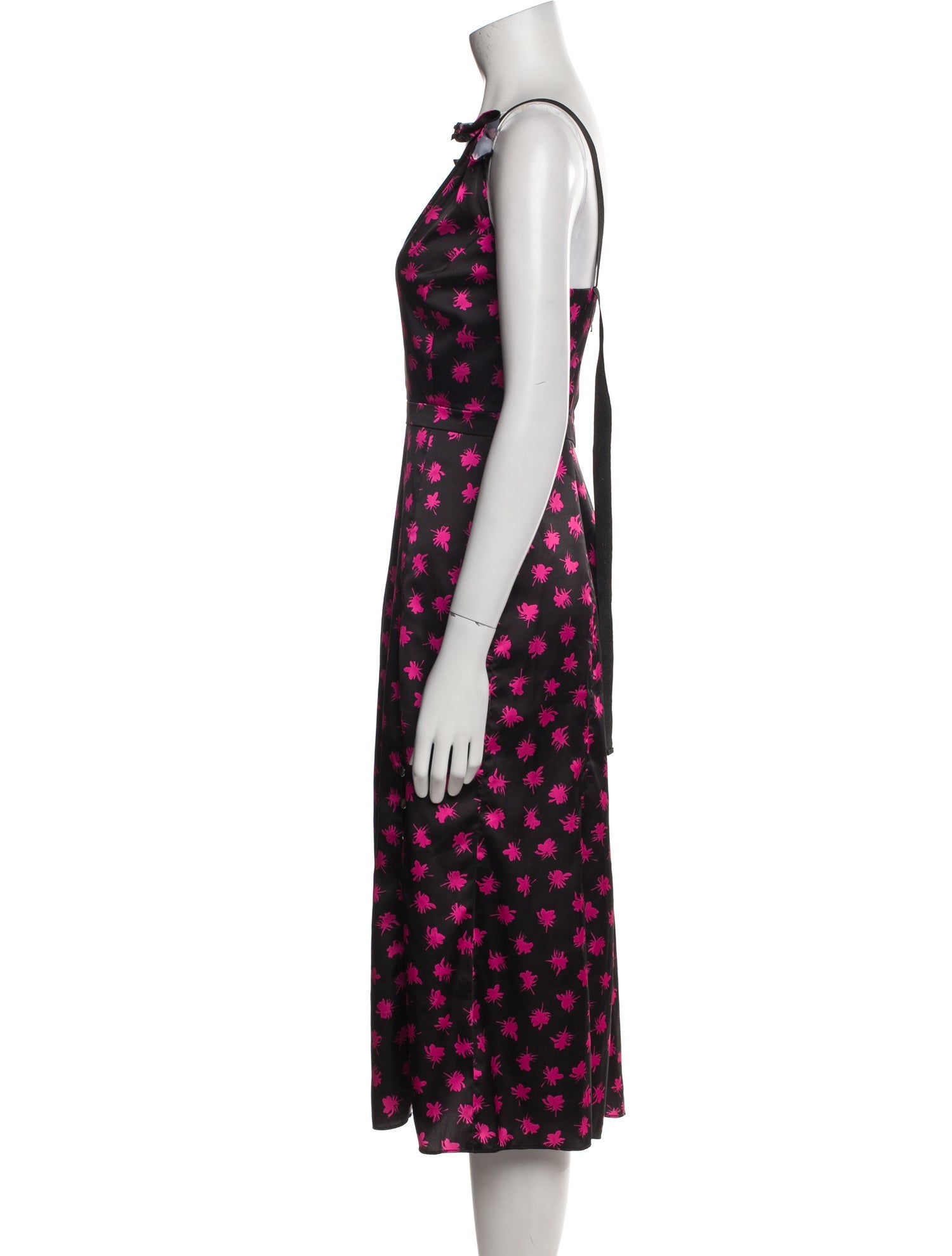 Prabal Gurung Floral Print Midi Length Dress