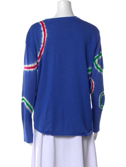 Prabal Gurung Virgin Wool Graphic Print Sweater
