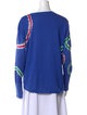 Prabal Gurung Virgin Wool Graphic Print Sweater