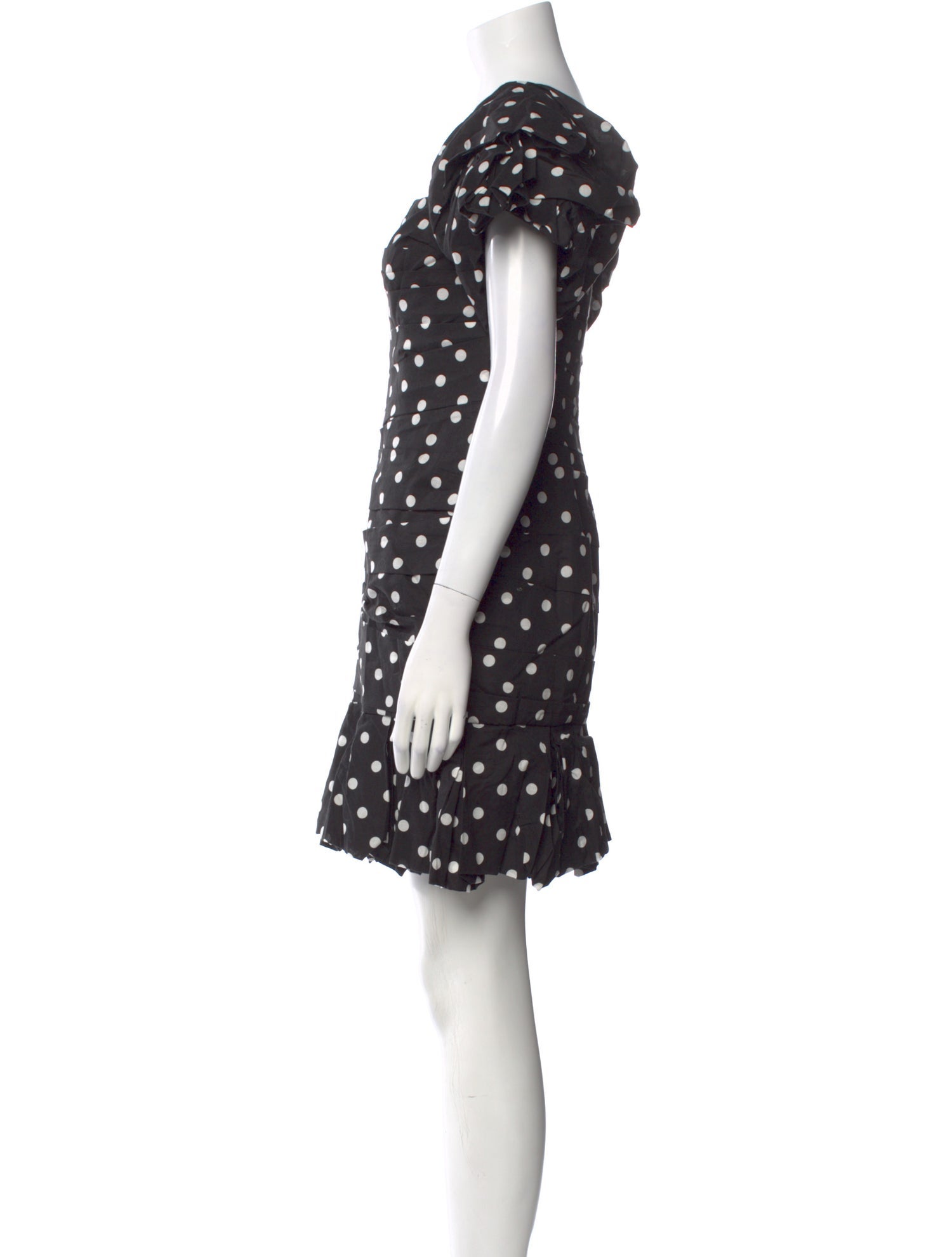 Prabal Gurung Polka Dot Print Mini Dress