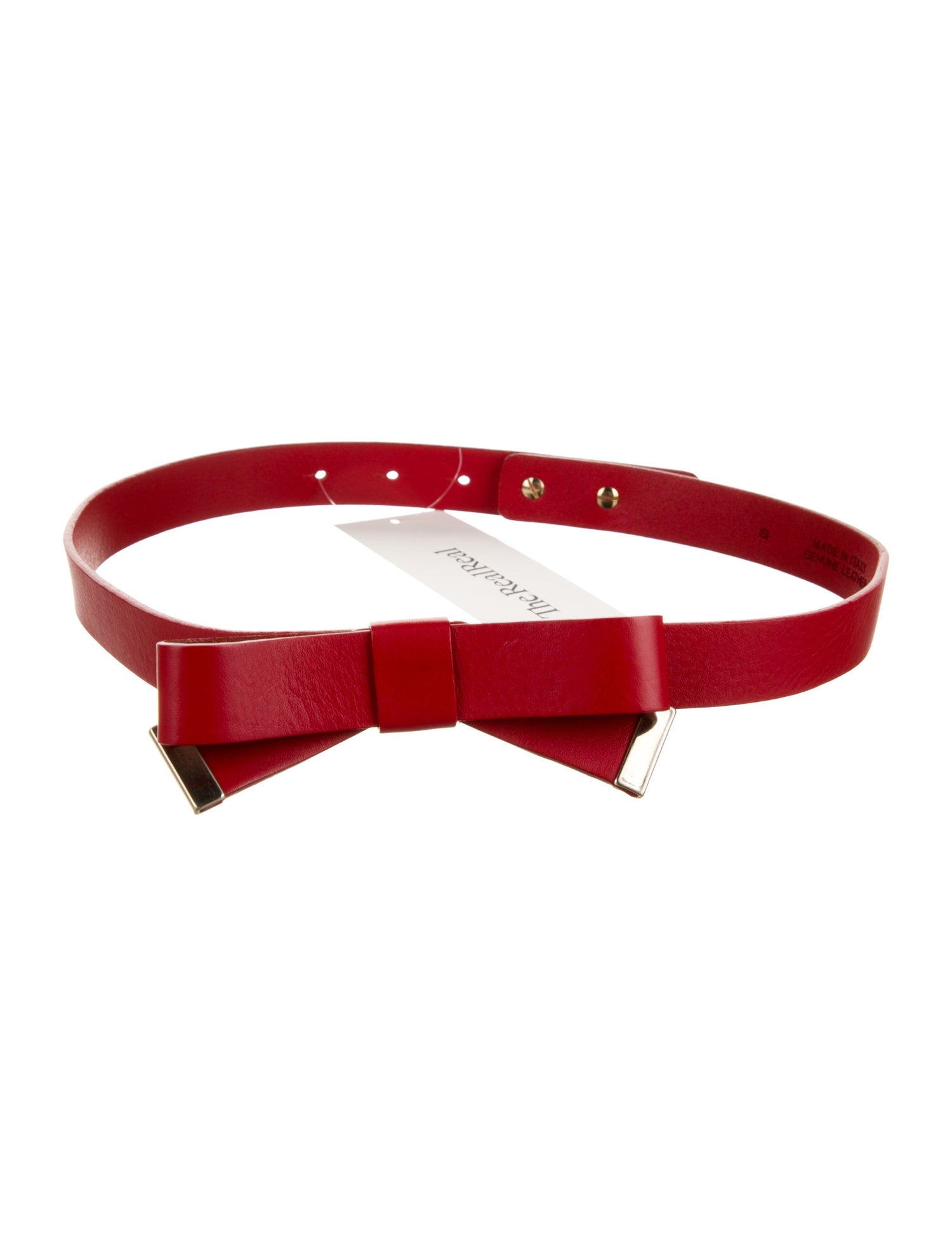 Prabal Gurung Skinny Leather Waist Belt