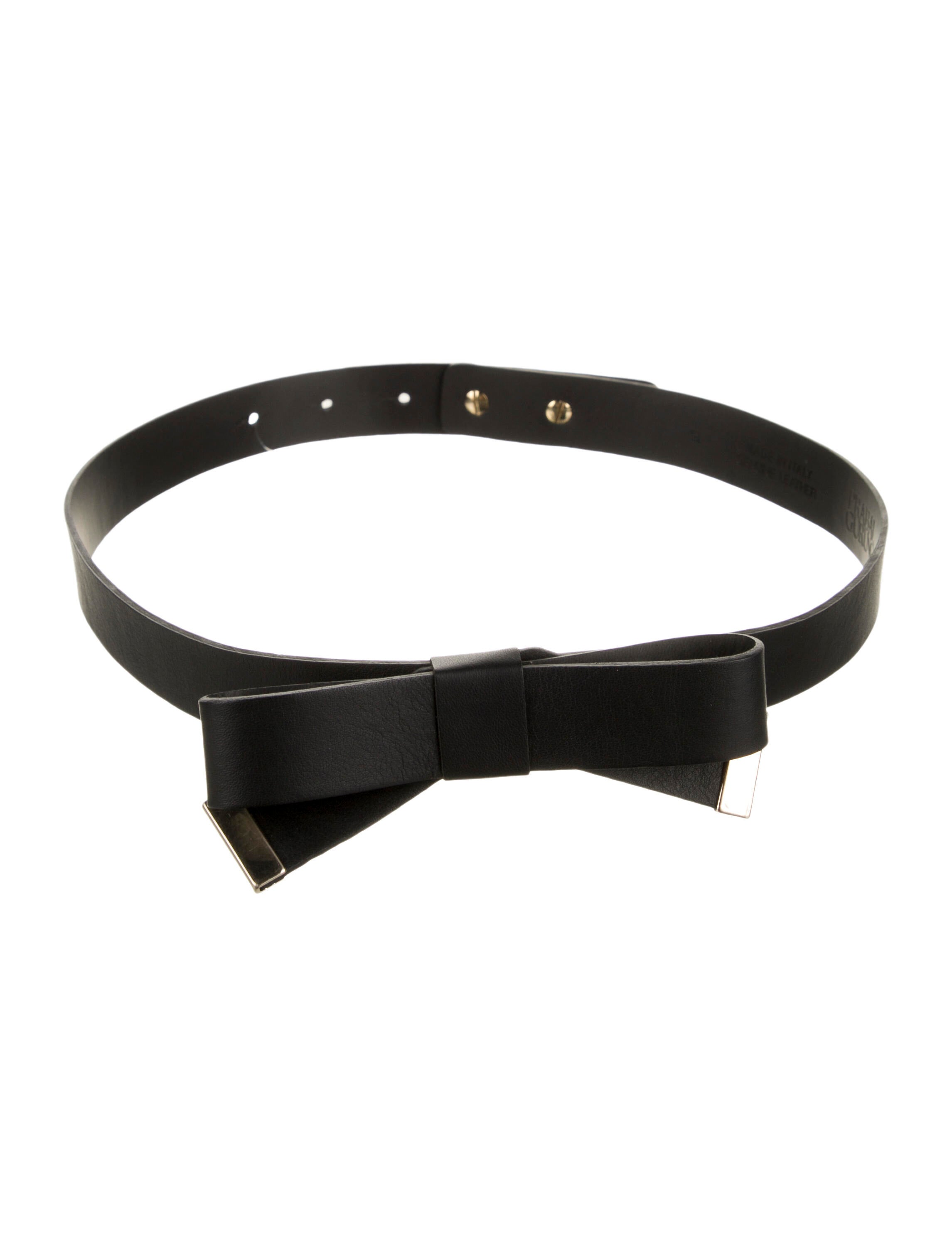 Prabal Gurung Skinny Leather Waist Belt