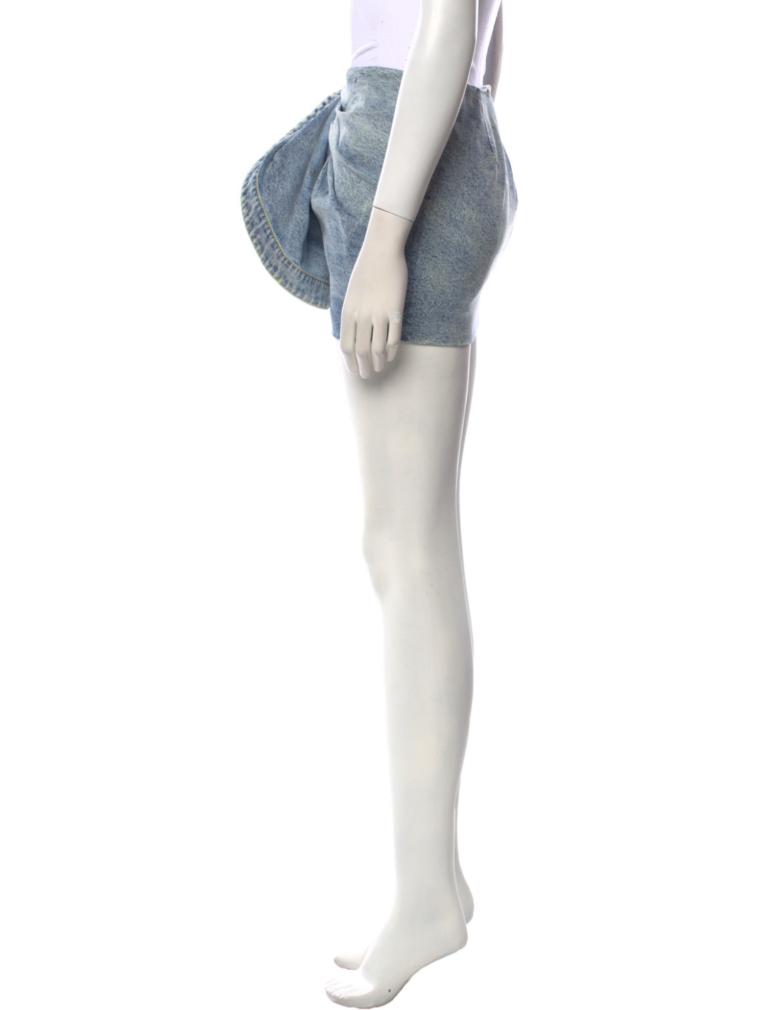 Prabal Gurung Distressed Accents Mini Skirt