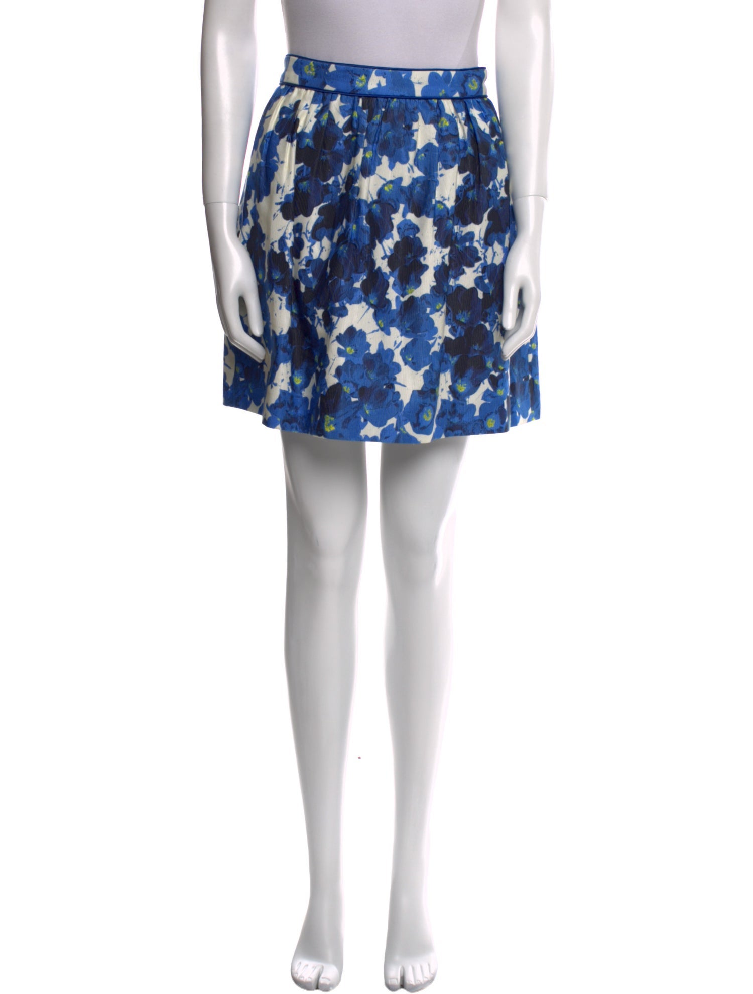 Prabal Gurung Floral Print Mini Skirt