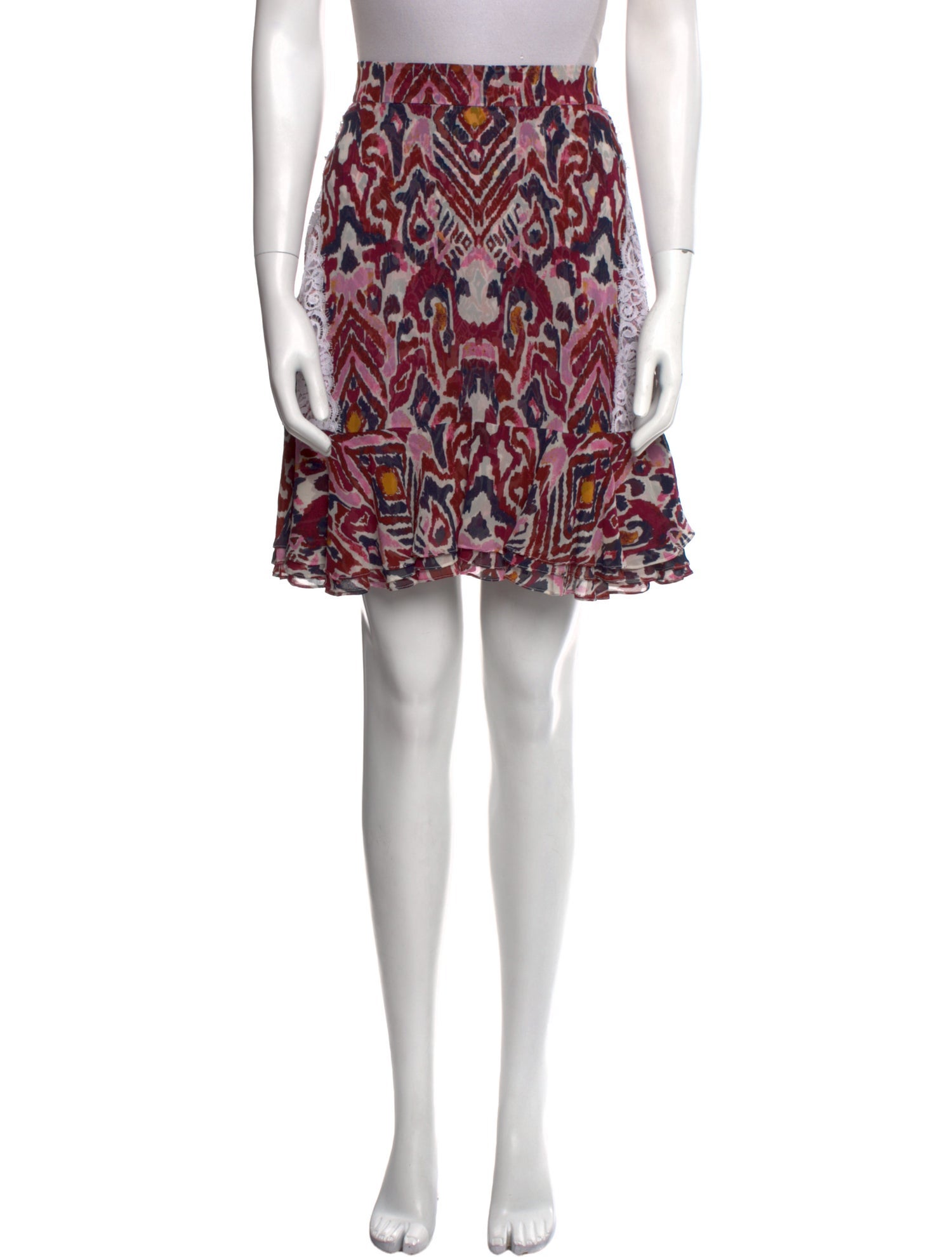 Prabal Gurung Silk Knee-Length Skirt