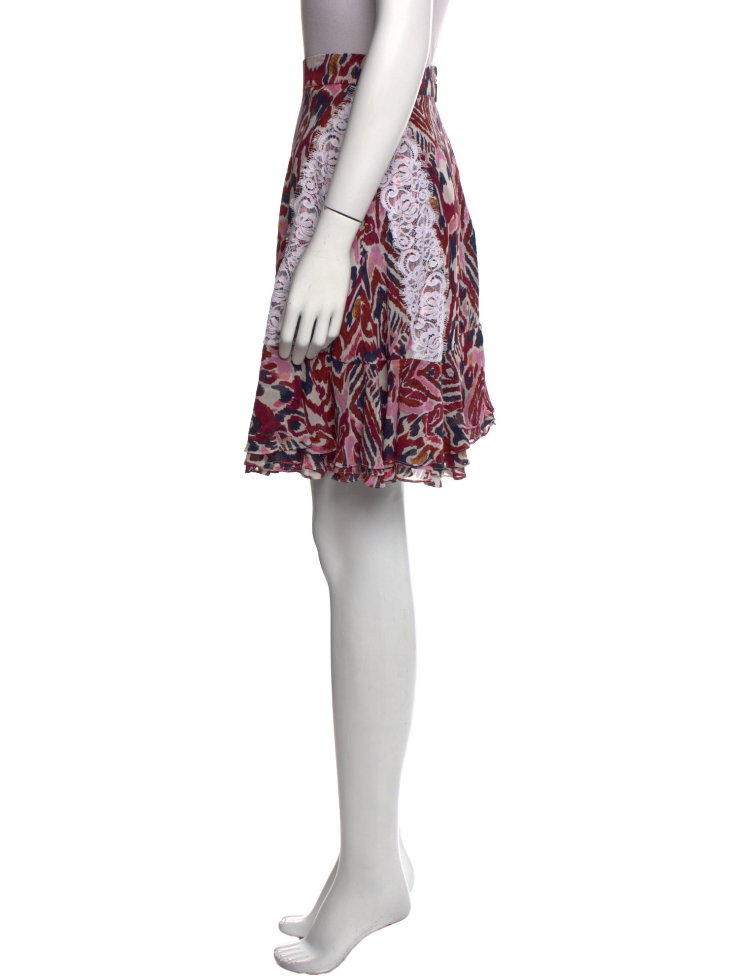 Prabal Gurung Silk Knee-Length Skirt