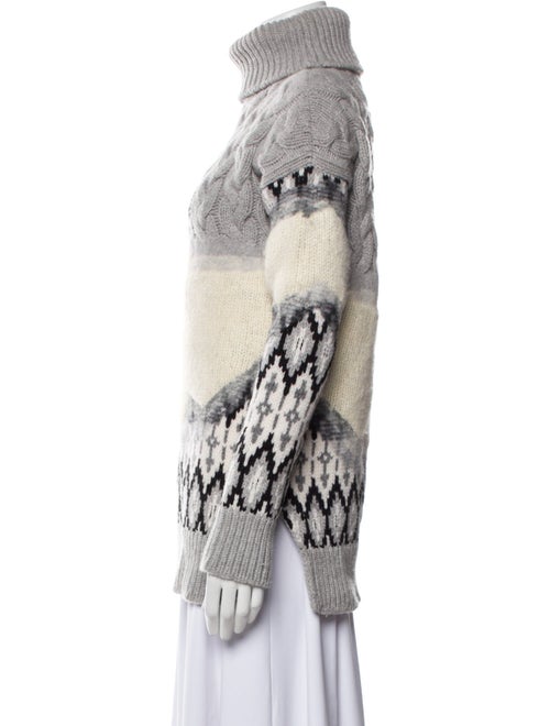 Prabal Gurung Virgin Wool Printed Sweater