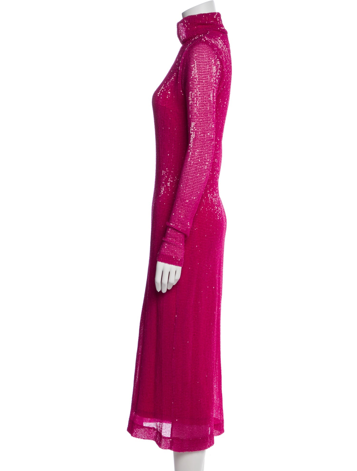Prabal Gurung Turtleneck Midi Length Dress