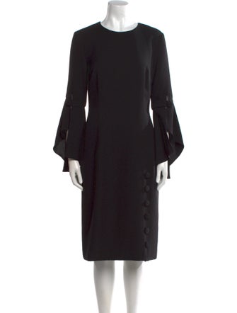 Prabal Gurung Crew Neck Midi Length Dress