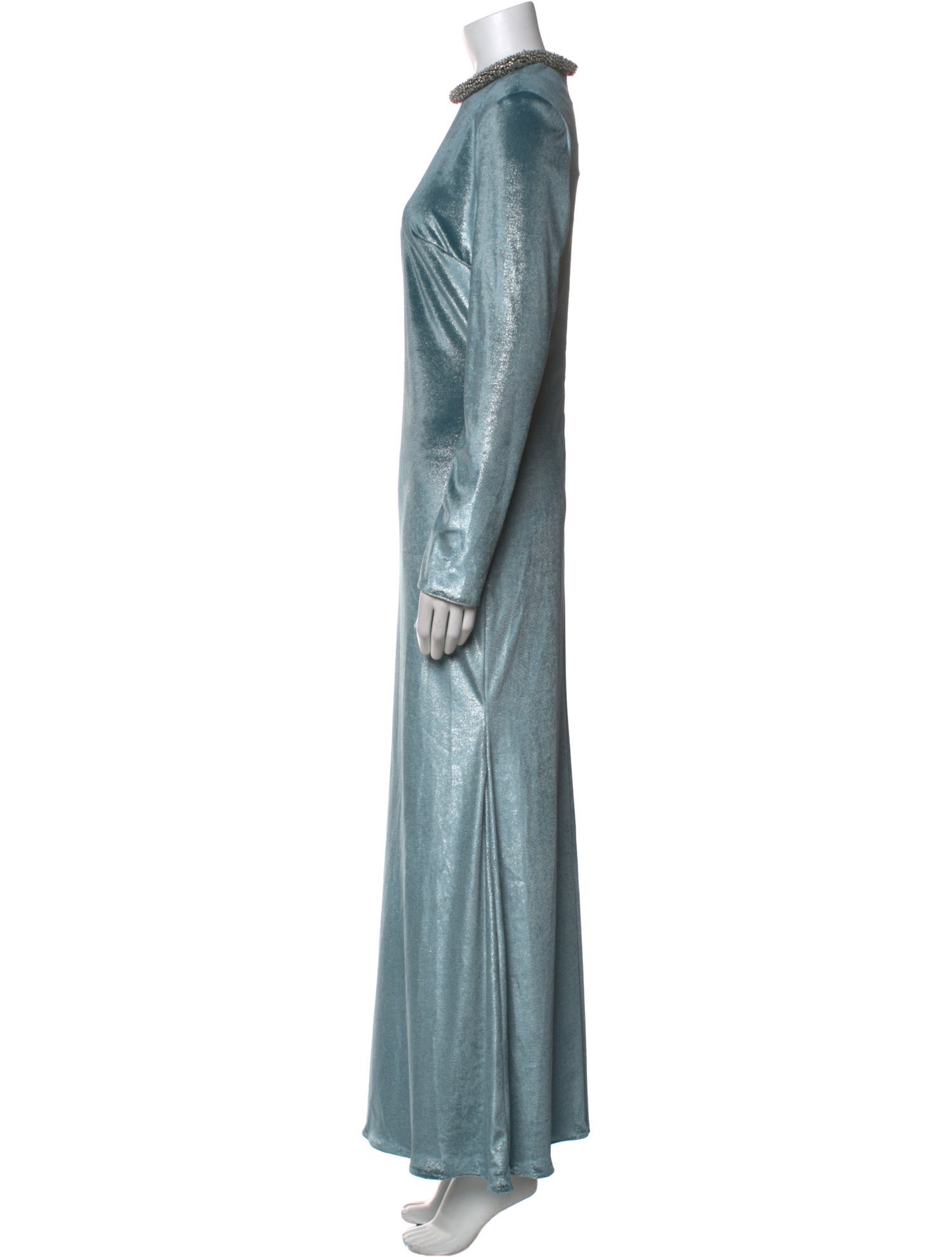 Prabal Gurung Mock Neck Long Dress