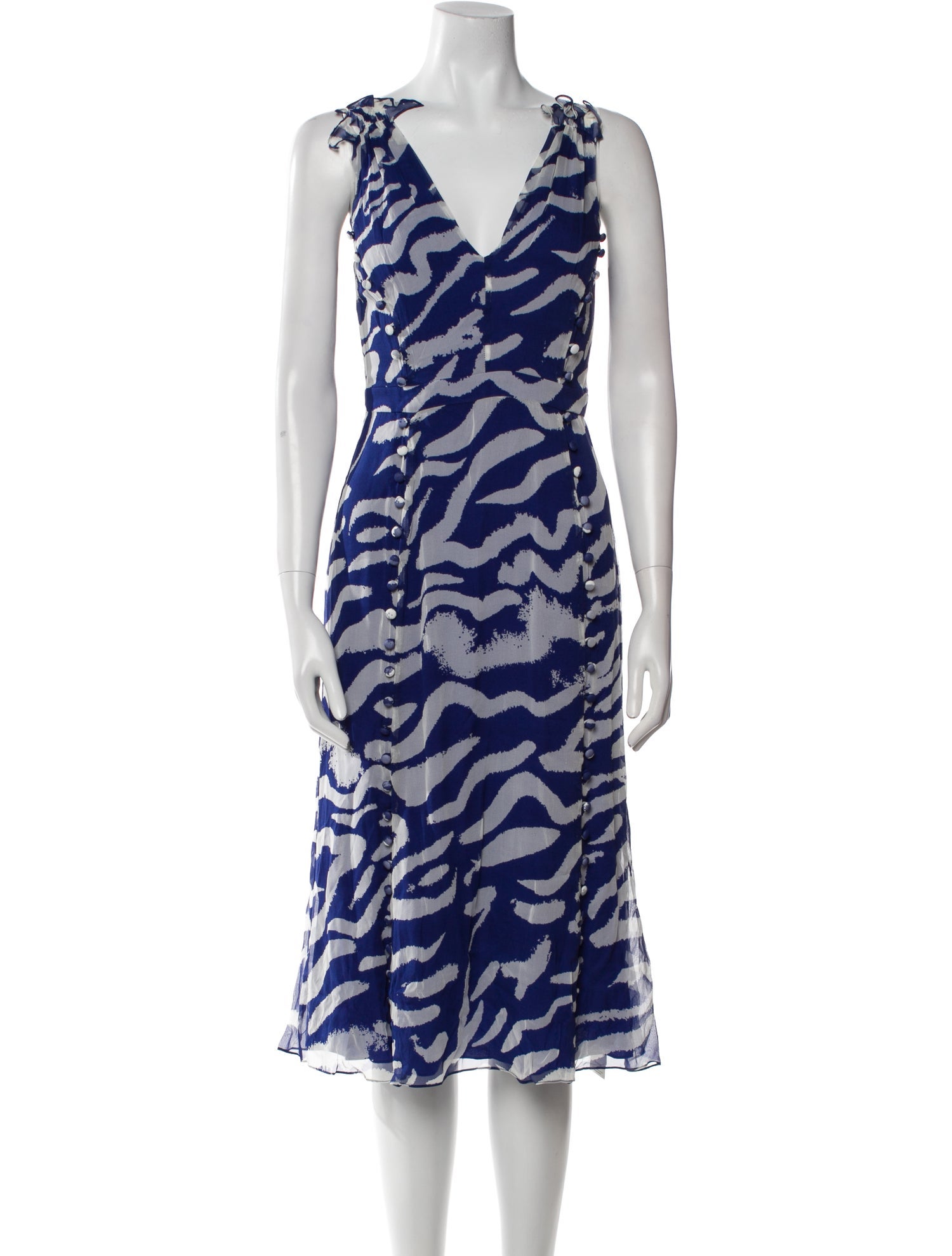 Prabal Gurung Silk Midi Length Dress