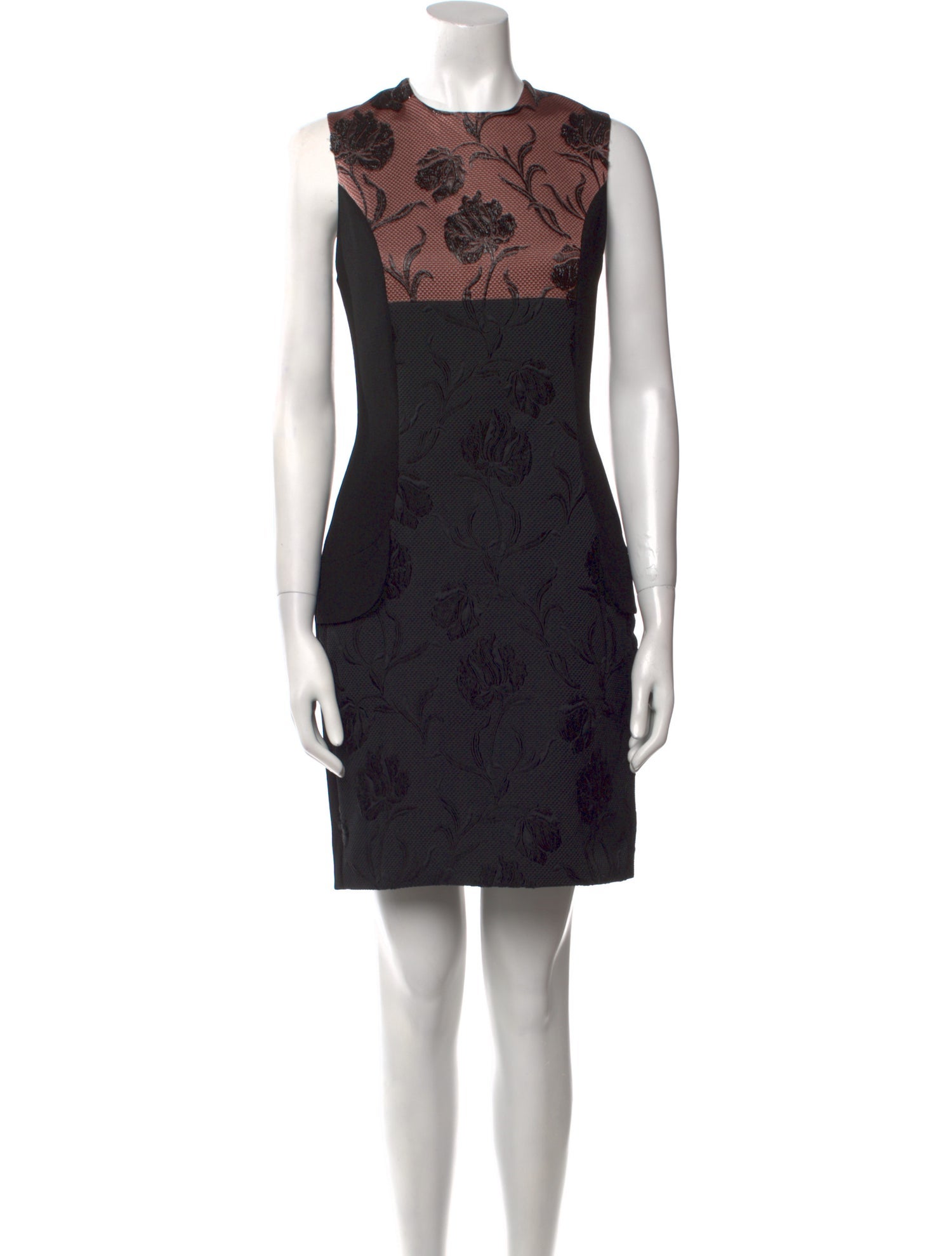 Prabal Gurung Lace Pattern Mini Dress