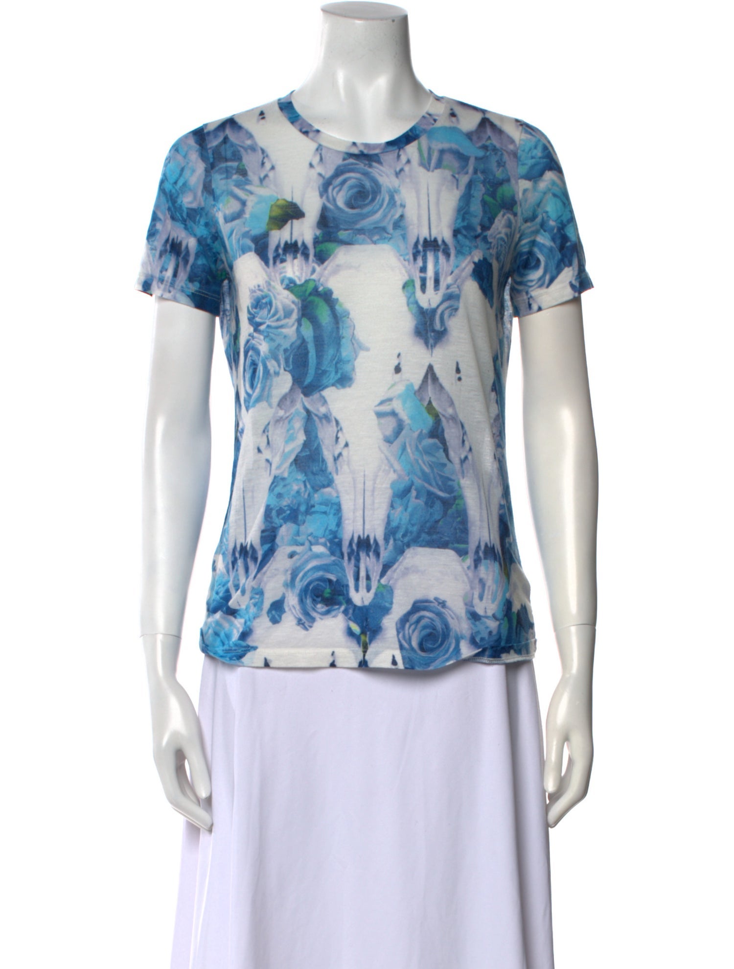 Prabal Gurung Floral Print Crew Neck T-Shirt