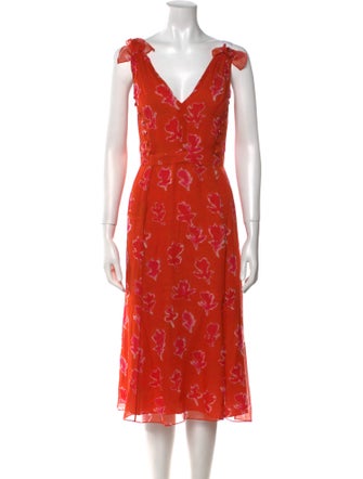 Prabal Gurung Silk Midi Length Dress