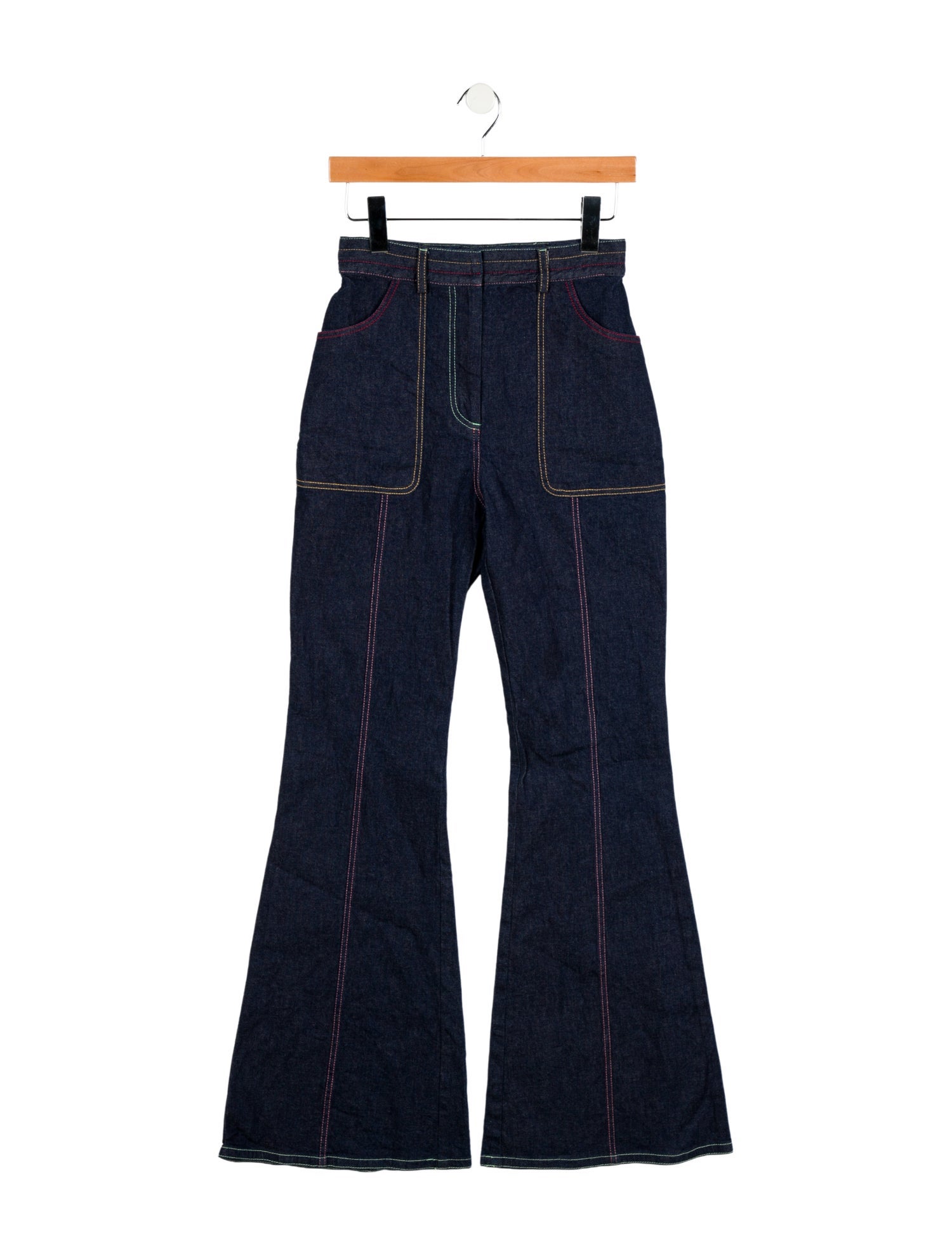 Prabal Gurung High-Rise Wide Leg Jeans